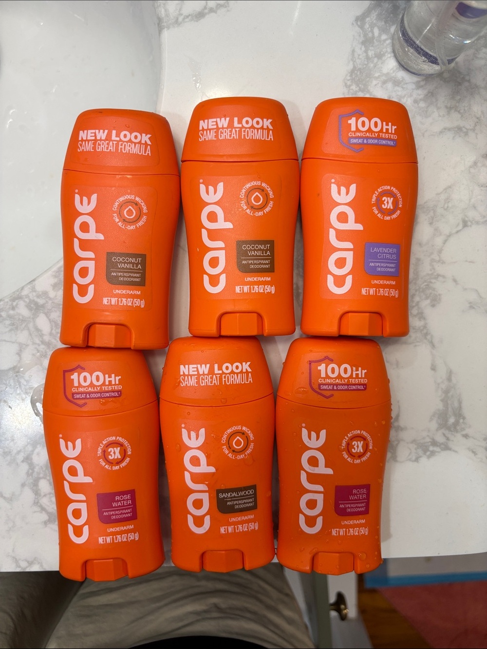 Carpe Antiperspirant Deodorant Bundle - Brand New